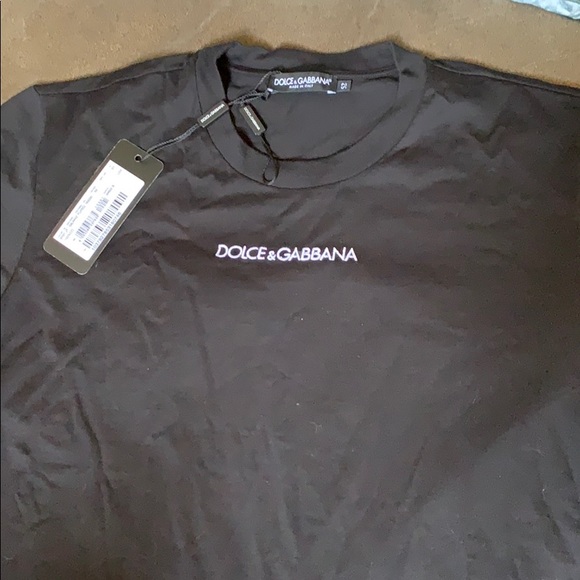 Dolce $ Gabbana black T-Shirt. Sz 52 NEVER WORN - Picture 1 of 5